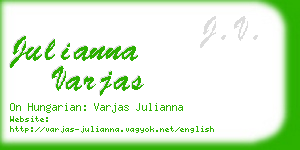 julianna varjas business card